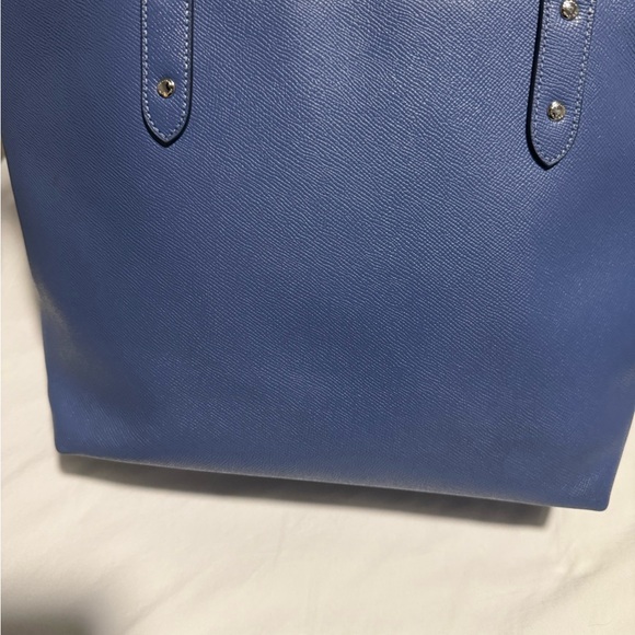Coach Blue Leather Shoulder Bag - Picture 3 of 4